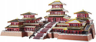 Stavebnice 3D kovových modelov - Veža Guanque - Slávne stavebnice architektonických modelov - Urob si sám